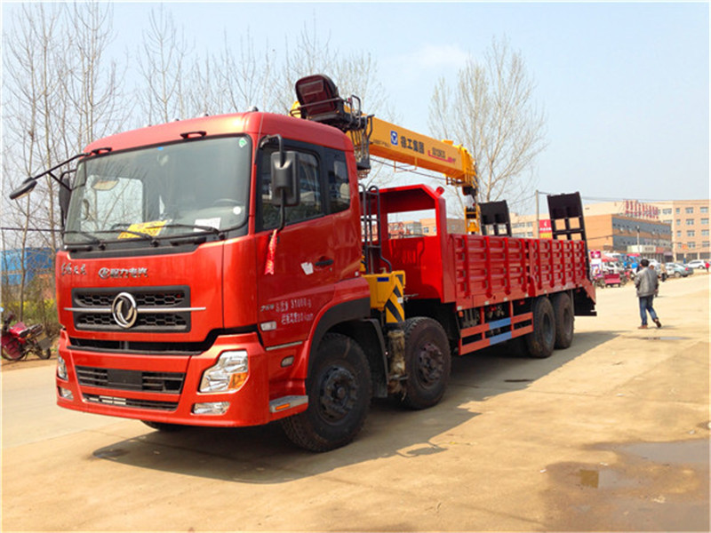 東風(fēng)天龍前四后八【10-16噸】隨車吊帶爬梯