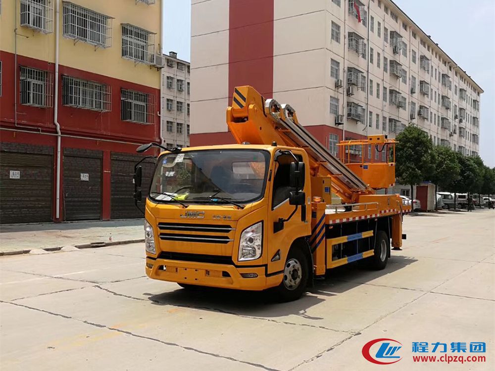 國六·江鈴單排【12-22米】伸縮臂高空車