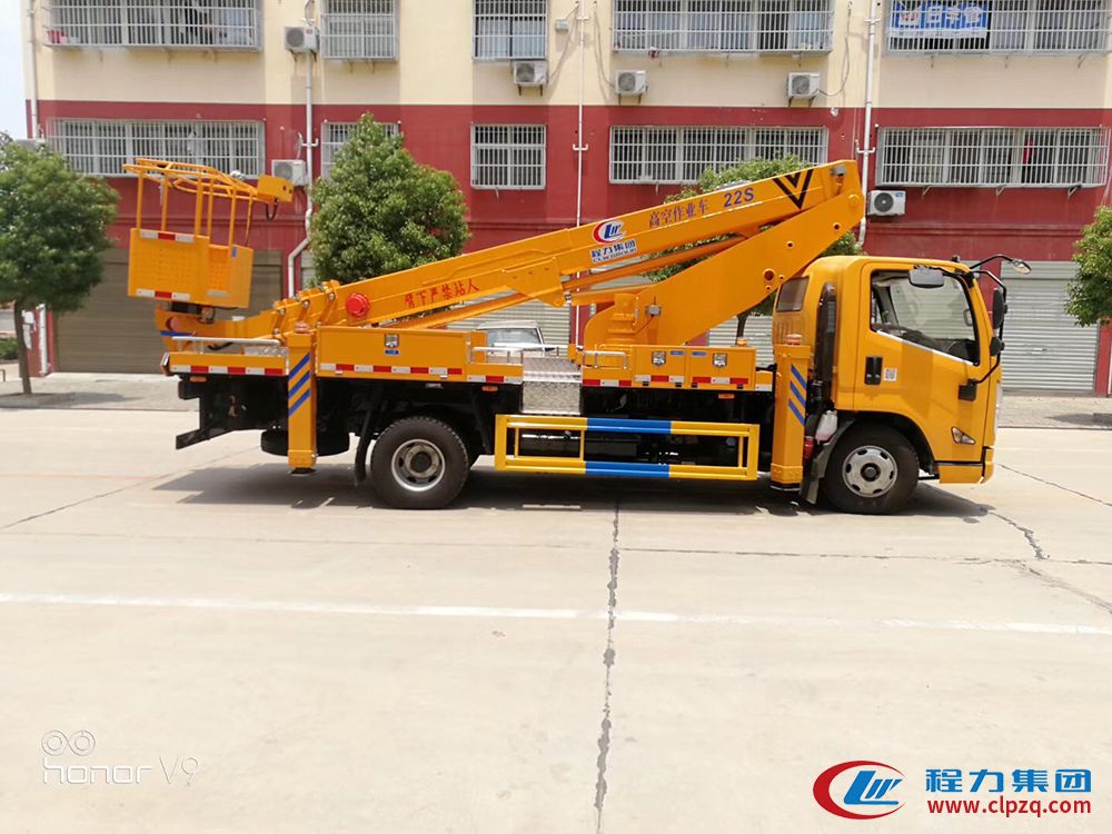 國六·江鈴單排【12-22米】伸縮臂高空車