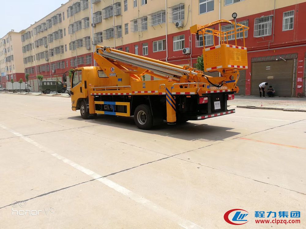 國六·江鈴單排【12-22米】伸縮臂高空車