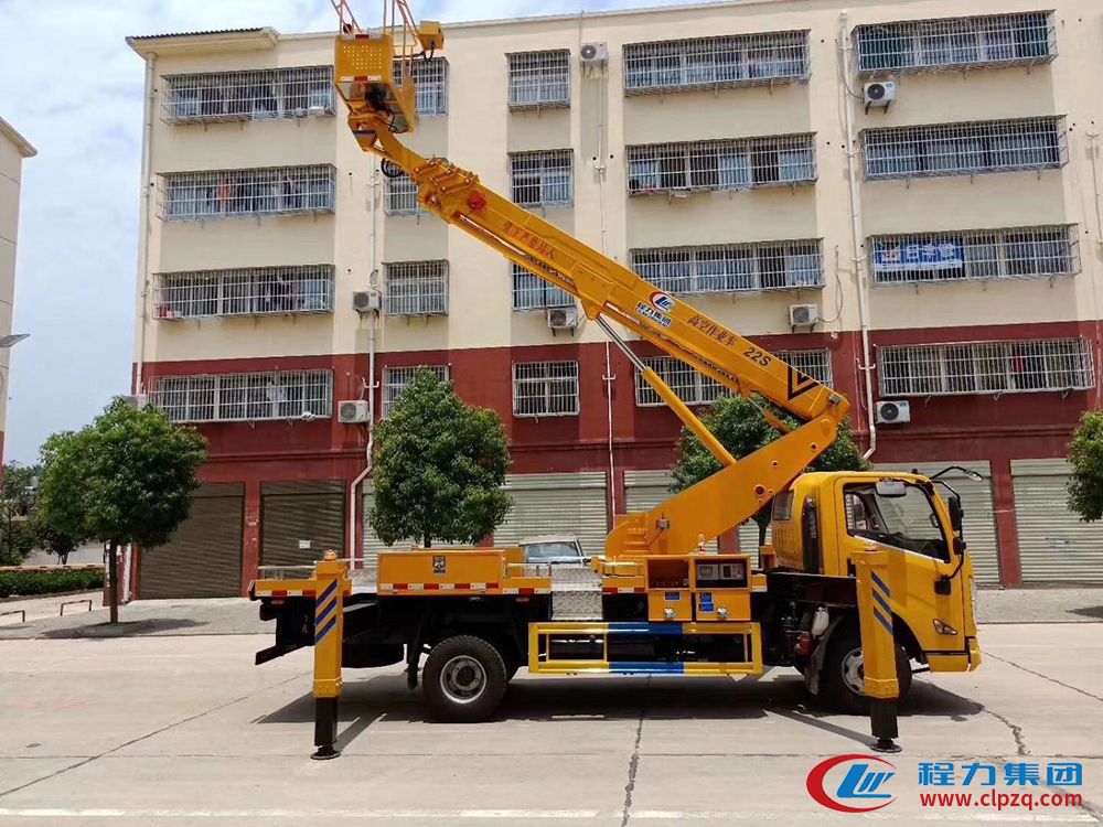 國六·江鈴單排【12-22米】伸縮臂高空車