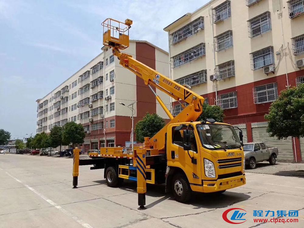 國六·江鈴單排【12-22米】伸縮臂高空車