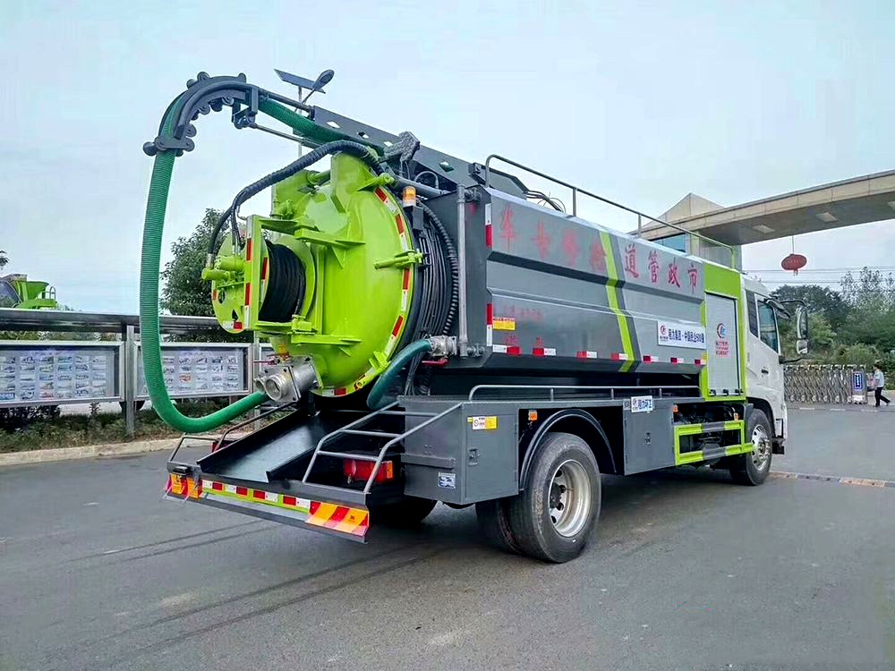 國六【水4方/污10方】東風(fēng)天錦 清洗吸污車