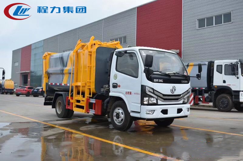 國六【7方 藍(lán)牌】東風(fēng)D6 側(cè)裝壓縮垃圾車